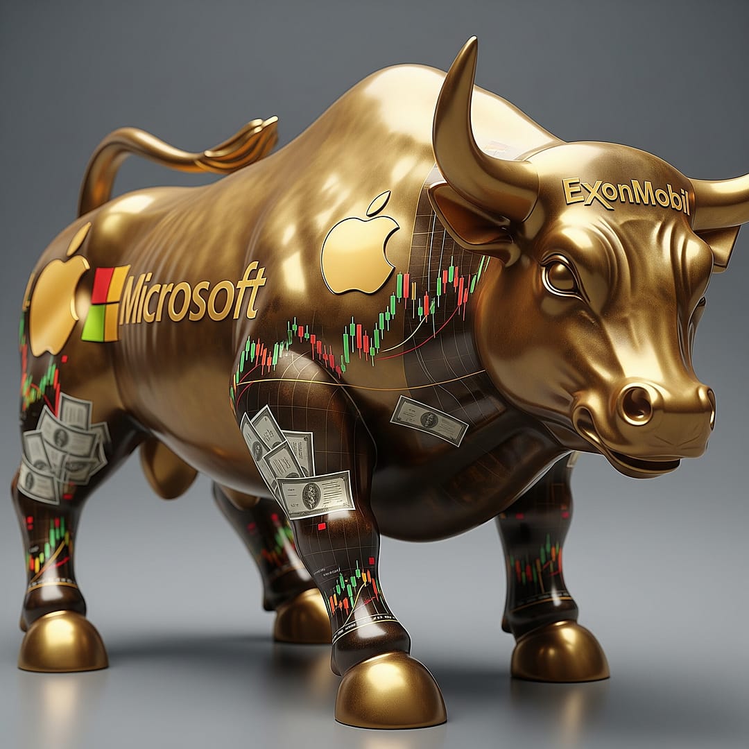 Wall Street Bull Shares Buyback Microsoft Nvidia Apple